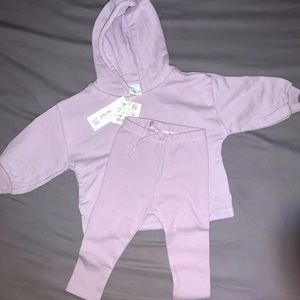 Zara Toddler hoodie + leggings 9-12 months